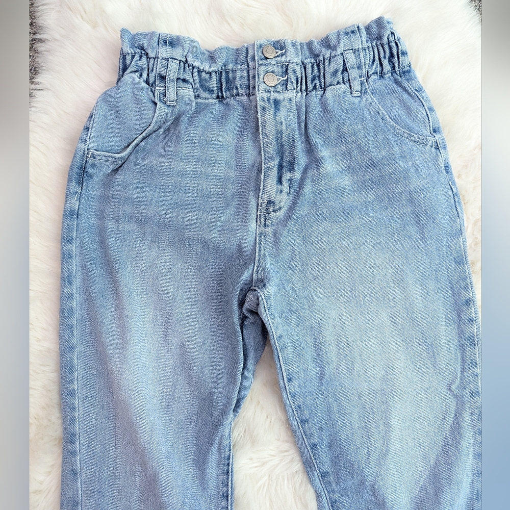 PacSun Mom Jean - 100% Cotton - Light Wash - High Waist - Relaxed Fit - Size 29 - Picture 2 of 7